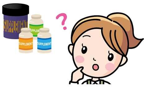 サプリに疑問を持つ女性