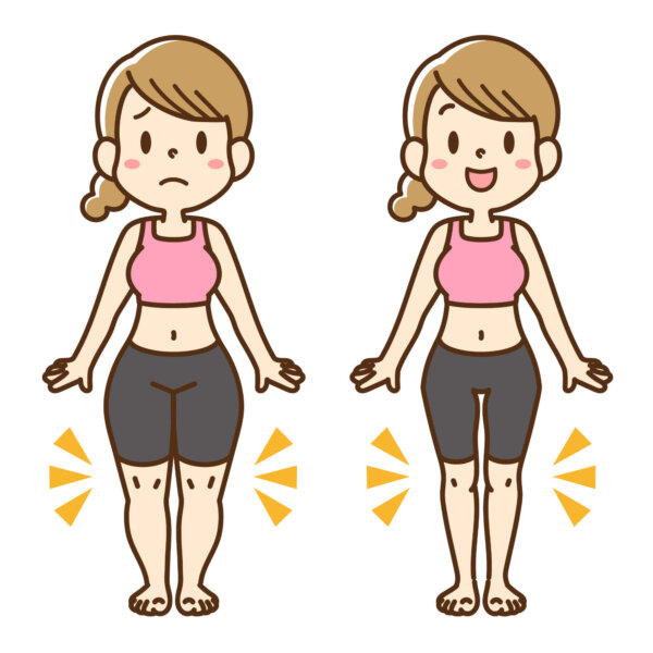下半身太りが気になる女性