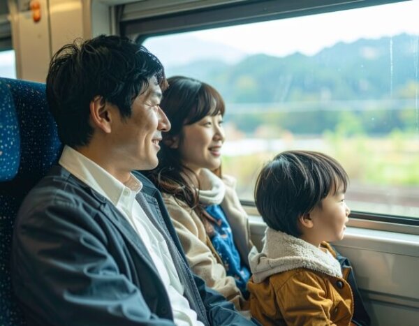 家族での実家への帰省