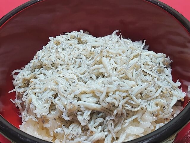 たくさんのしらす