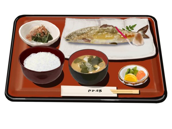 和食の魚中心の食事