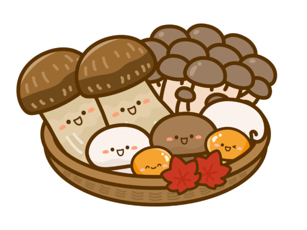 キノコ類は秋の味覚の代表格
