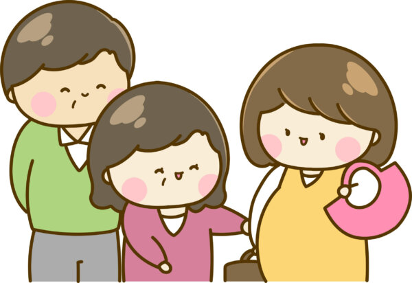 家族から出産を楽しみにされる
