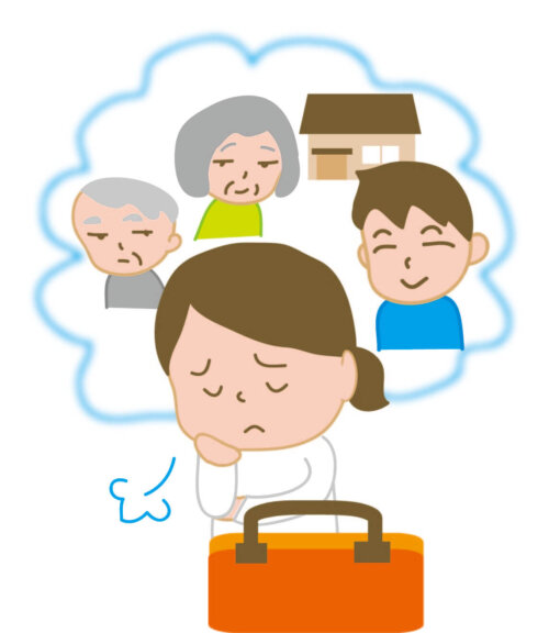 帰省を心配するママ