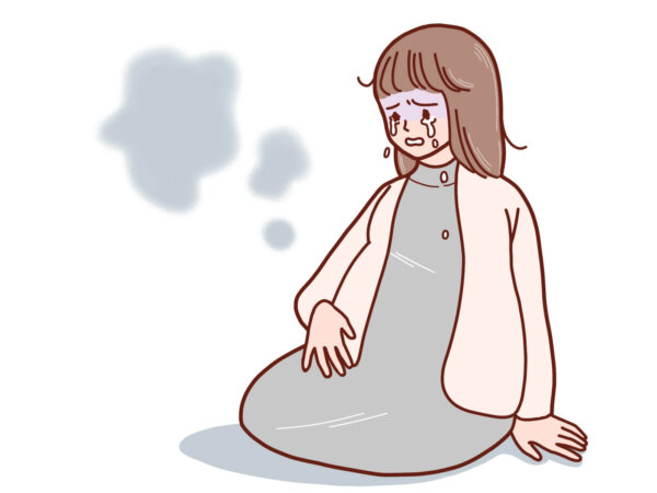 不安でたまらない妊婦さん