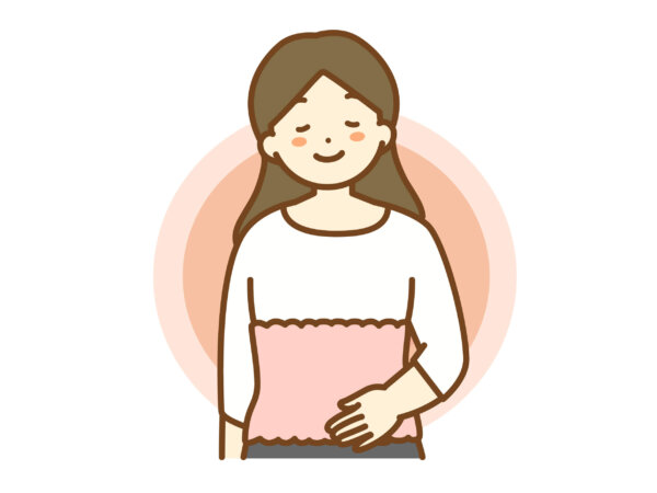 お腹を冷やさないように温める