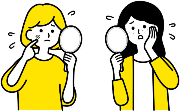 肌の乾燥に悩む