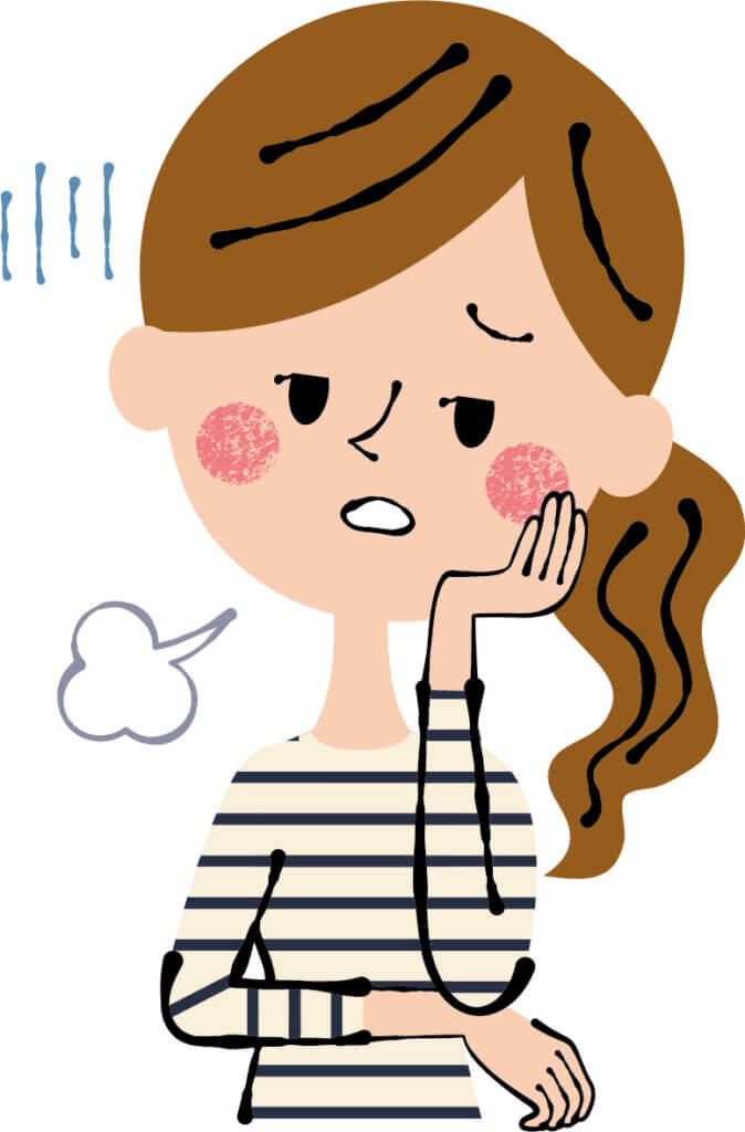 ストレスに悩むママ