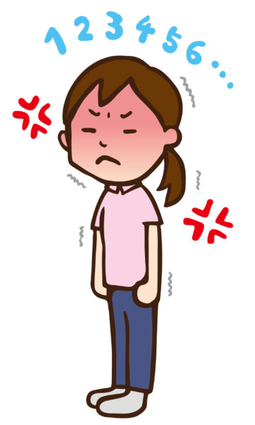 イライラしてアンガーマネジメントを試すママ